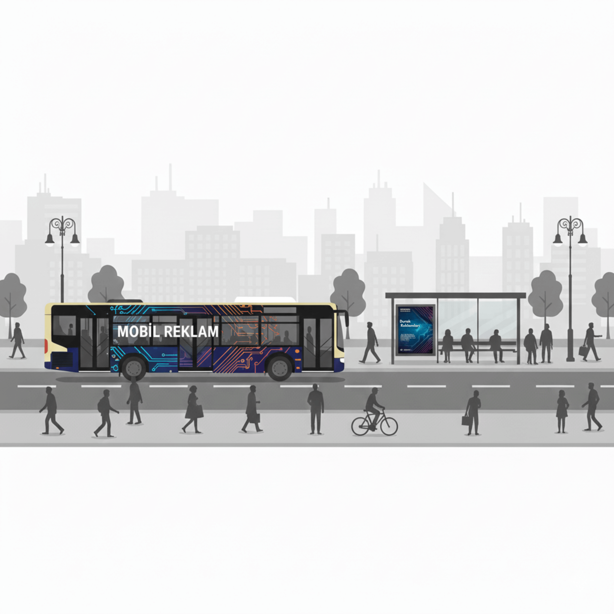 GRL Outdoor Otobüs Durağı Reklamları